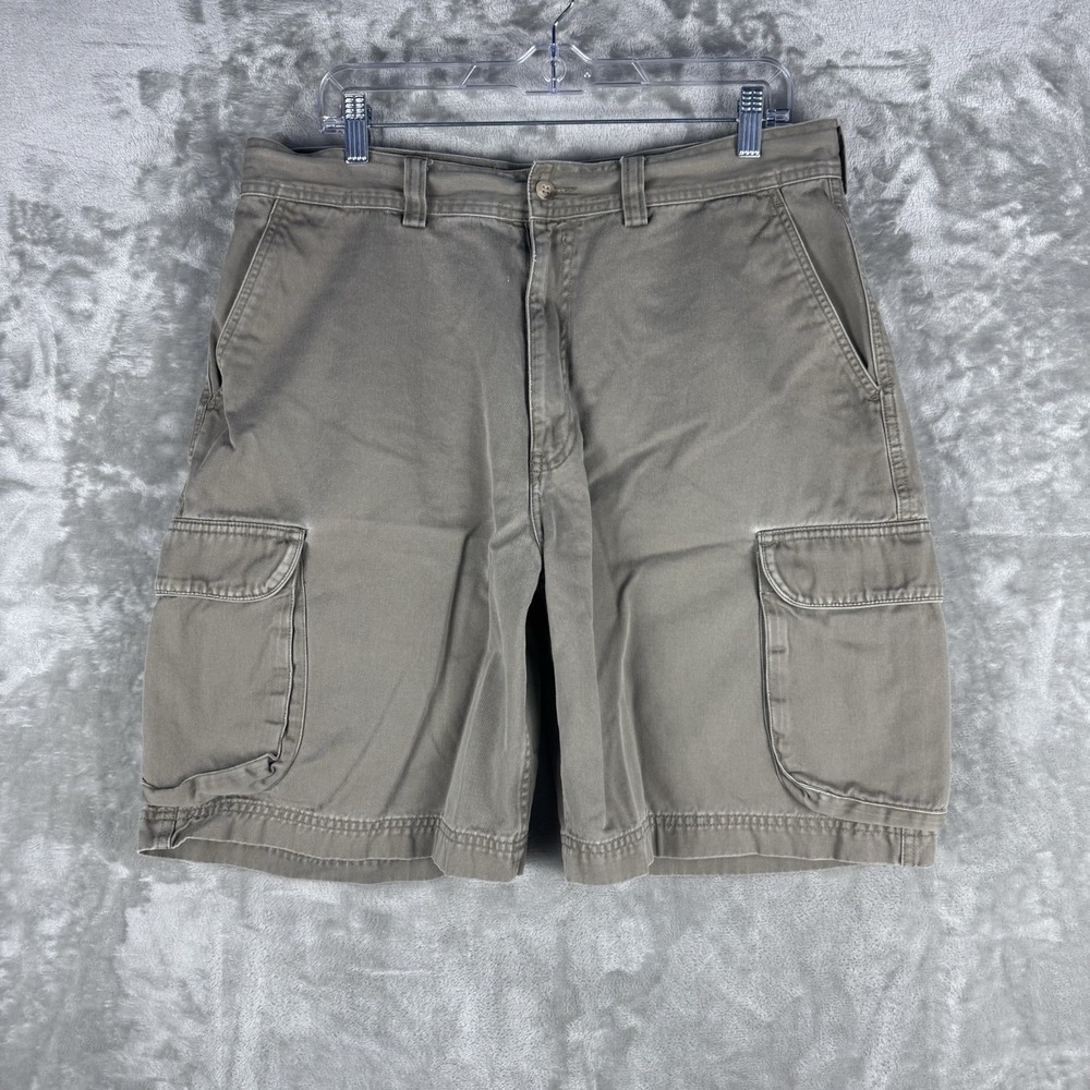 Polo Ralph Lauren Beige Chino Cargo Shorts Mens Size 34 Cotton Outdoor Utility